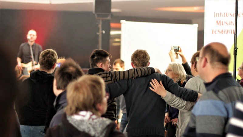 Tolle Stimmung in der Konzerthalle.