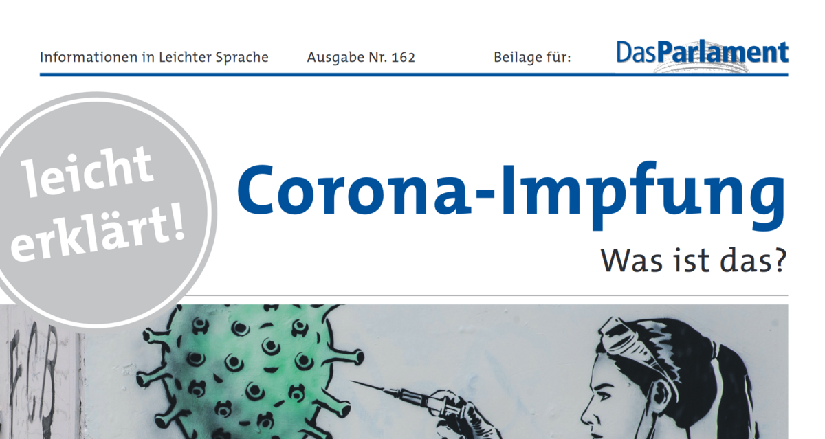 Informationen zur Corona-Impfung in Leichter Sprache
