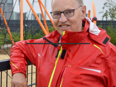 Das Foto zeigt Wolfgang Bennewitz. Er ist Vorsitzender der Behindertenvertretung der Stadt Lünen.