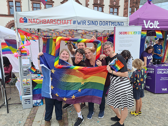 Maren Zebrowski mit Susanne Hildebrandt, Katrin Rasche, Mareike Schimmelpfennig 