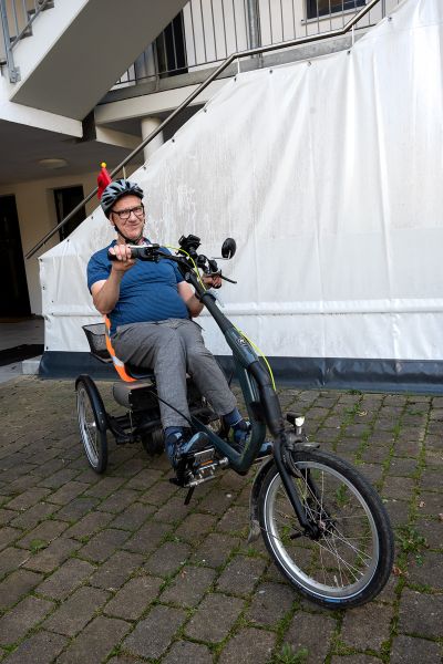 Ralf bereit zur Radtour