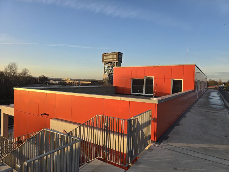 Ansicht von der Dachterasse aus