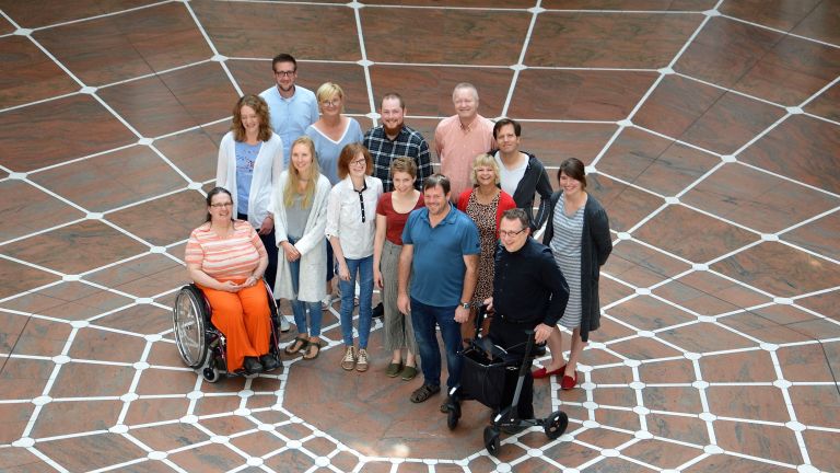 Teihabeberaterinnen und Teilhabeberater aus dem Regierungsbezirk Arnsberg trafen sich im Dortmunder Rathaus. Foto: KSL Arnsberg