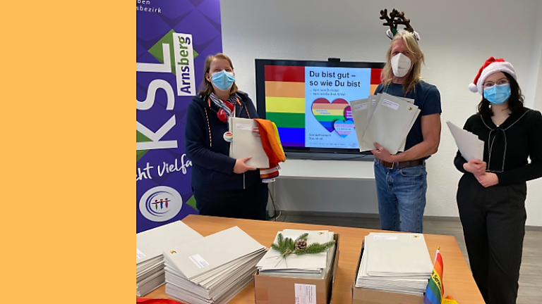 Verteilaktion LSBTIQ