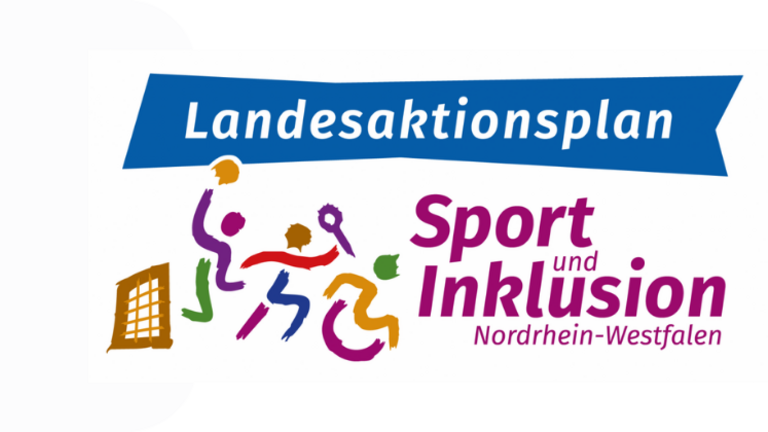 Logo des Landesaktionsplans Inklsuions und Sport.