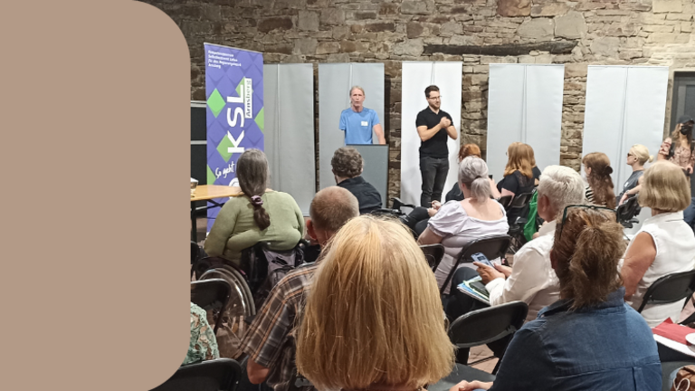 Ein Blick in den Veranstaltungraum der Fachveranstaltung "Selbstbestimmt? Bestimmt bestimmt!"